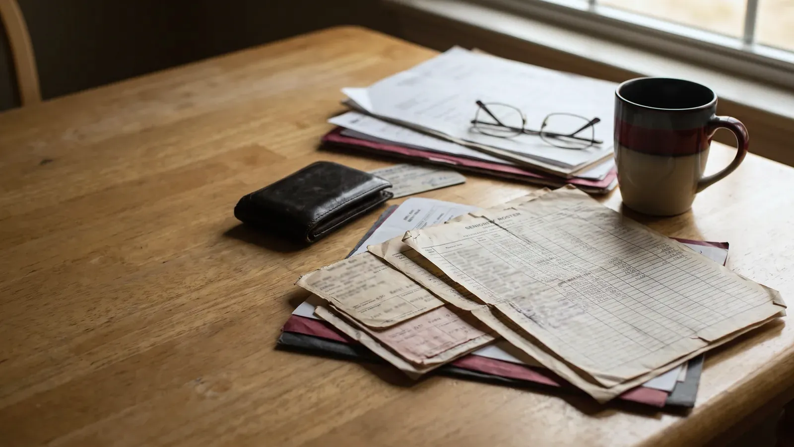 Railroad work history papers gathered for a FELA claim
